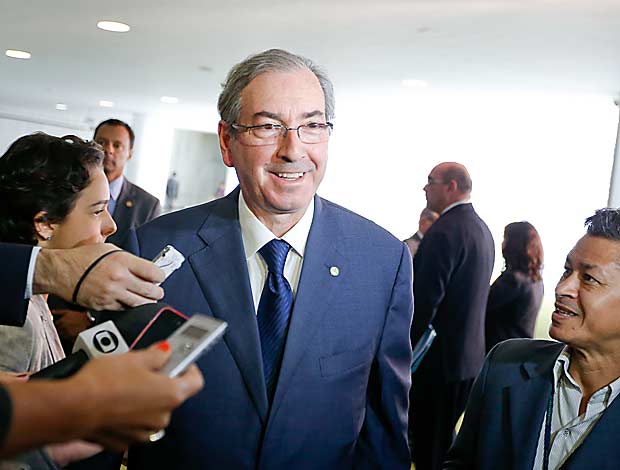 O presidente da Cmara dos Deputados, Eduardo Cunha, (PMDB-RJ) chega ao Congresso (Foto: Pedro Ladeira/Folhapress, PODER)
