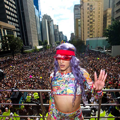 Pabllo Vittar foi um dos destaques da Parada Gay