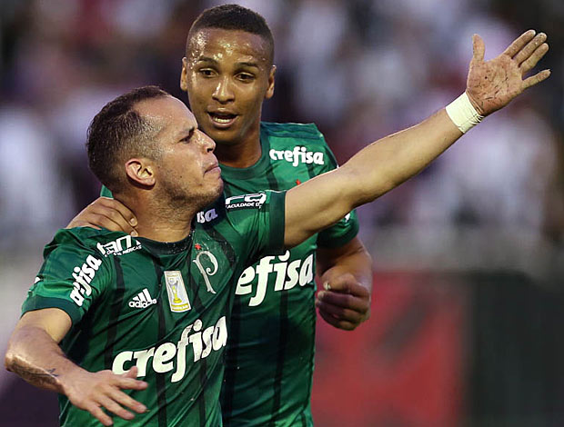 Guerra, autor do gol do Palmeiras contra o Vasco