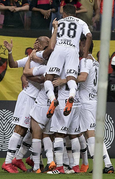 Equipe do Tim&atilde;o em jogo Sport/PE x Corinthians/SP