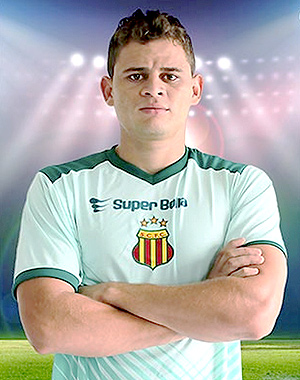 O volante Jonas, do Sampaio Correa, que no negocia mais com o Corinthians