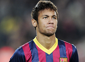 Neymar, antes de jogo do Barcelona