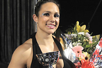 Rafaela Montenero foi campe de pole dance na Argentina