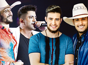 As duplas Antony e Gabriel e Bruno & Barreto