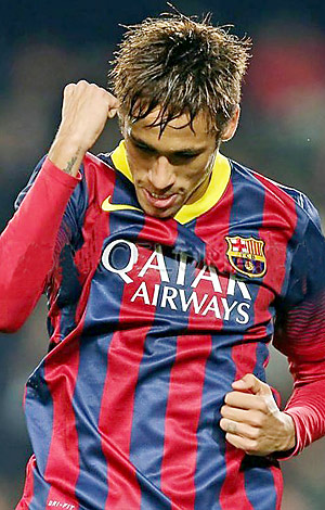 Neymar faz três gols contra o Celtic e marca finalmente na Liga dos Campeões da Europa