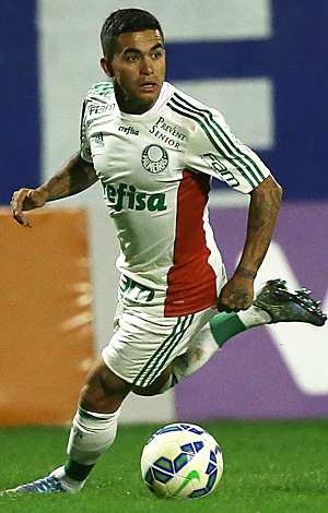 O jogador Dudu durante a partida contra o Avaí; Verdão venceu na 31º rodada do Brasileirão