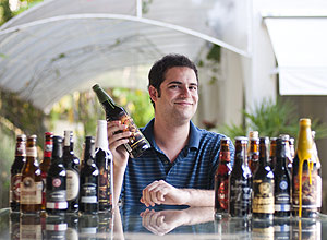 Guilherme Balbin largou a rea comercial de uma empresa de transportes para iniciar carreira como sommelier de cerveja