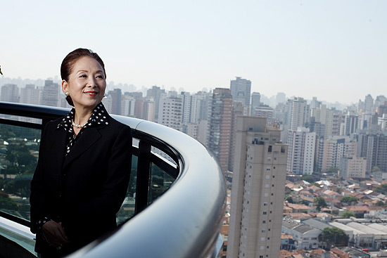 Chieko Aoki, presidente da rede de hotis Blue Tree