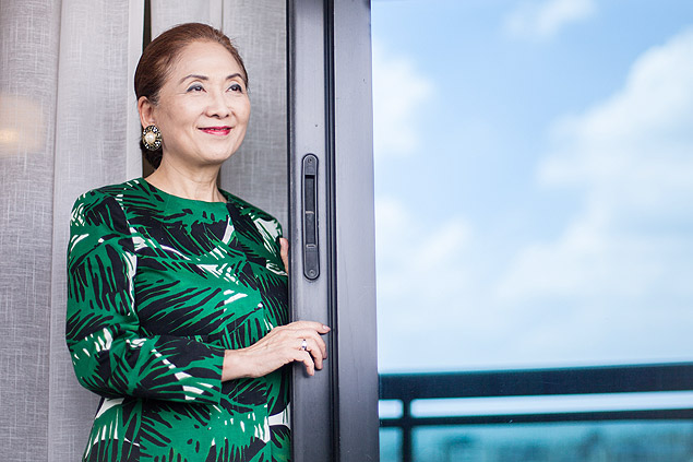 Chieko Aoki  fundadora e proprietria da rede Blue Tree Hotels e acredita que mulheres melhoram o resultado das empresas