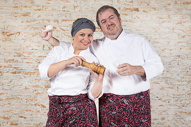 Os ex-MasterChefs Lucio e Helena Manosso lanam a consultoria culinria Salt & Pepper