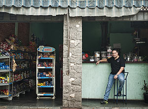 O empresrio Rodrigo Vidal gosta da tranquilidade das ruas da gua Rasa