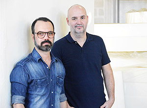 Os designers Andr Bastos e Guilherme Leite Ribeiro, do estdio Nada se Leva
