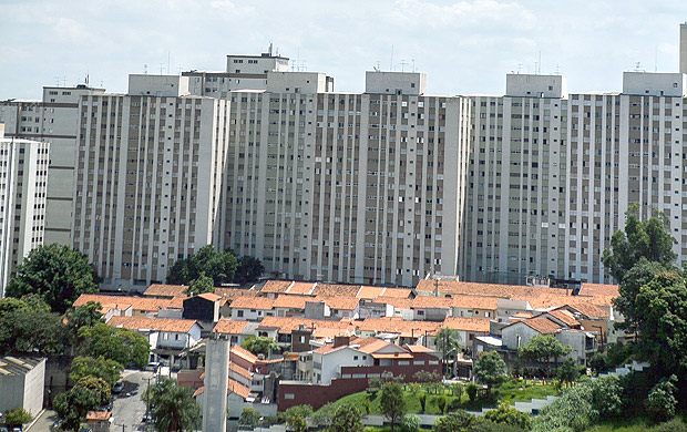 Vista do bairro do Jaguar, na zona oeste de So Paulo
