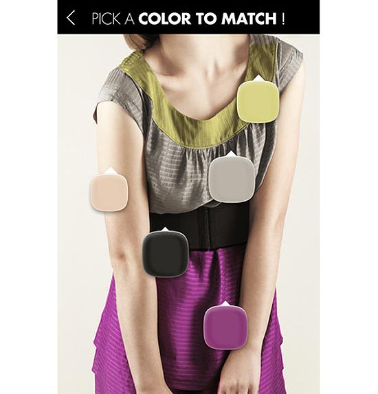 Aplicativo L'real Paris Color Genius, que ajuda o usurio a escolher roupas e maquiagens