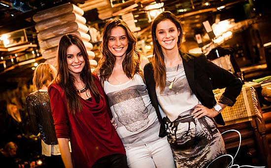 Amanda Salvato, Gabi Rebeschini e Marina Theiss so modelos, moram em Nova York e scias da Top Swap