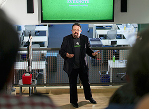 Phil Libin, da Evernote, empresa de tecnologia que armazena fotografias e outras informaes; cresce nmero de empresas no Vale do Silcio que valem mais de US$ 1 bilho