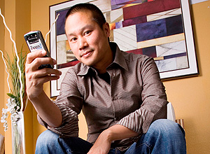 Tony Hsieh  presidente da loja on-line Zappos