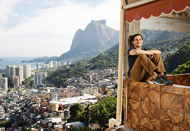 Elliot Rosenberg  criador do Favela Experience, um sistema de acomodao e passeios em favelas do Rio