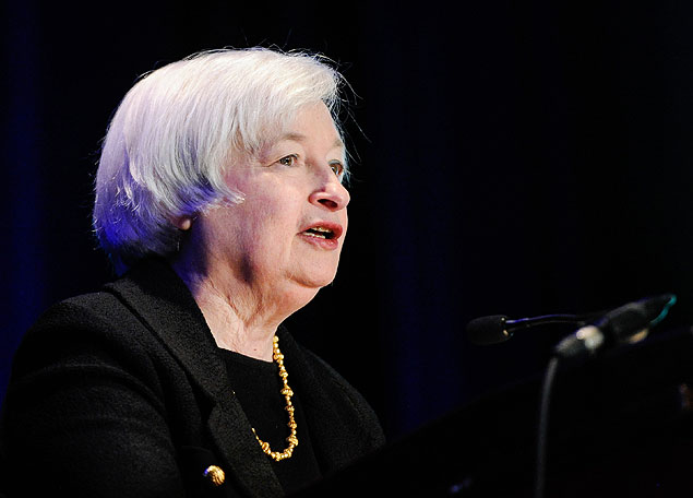 Presidente do Fed, o banco central dos Estados Unidos, Janet Yellen