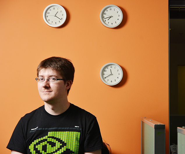 Alexandre Ziebert, gerente de marketing tcnico da NVIDIA, tem o perfil pragmtico
