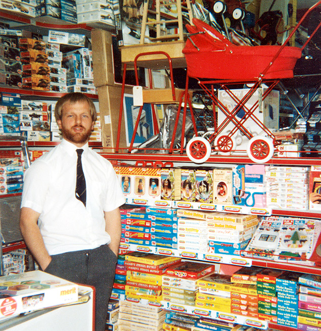 Gary Grant abriu sua primeira loja em 1981 e acompanha at hoje o fluxo de caixa e as despesas