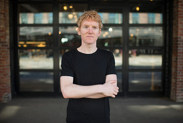 Patrick Collison, chief executive of the e-commerce start-up Stripe, in New York, Feb. 22, 2016. The company is launching a new product, Stripe Atlas, aimed at helping entrepreneurs from around the globe to set up small businesses in the U.S. (Joshua Bright/The New York Times)