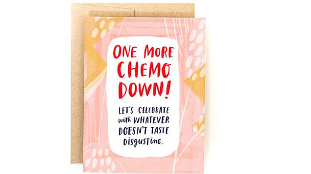 Empresa vende cartes celebrando fim de sesses de quimioterapia 