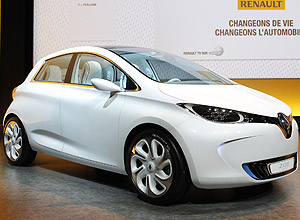 Renault cederá modelos elétricos como o Zoe (foto) para os testes de desenvolvimento da nova tecnologia
