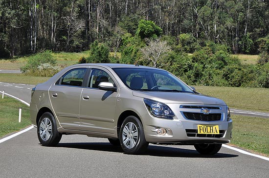 O Cobalt, da Chevrolet: defeito ocorreu na pina do freio de alguns veculos