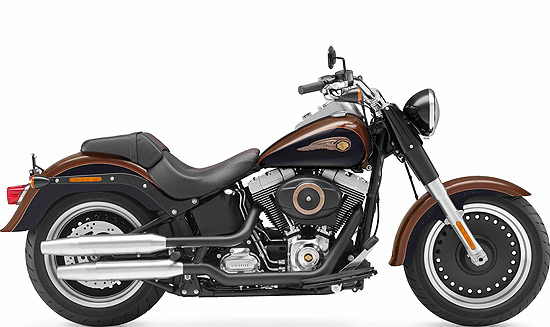 Harley-Davidson Fat Boy  um exemplo de moto 'custom