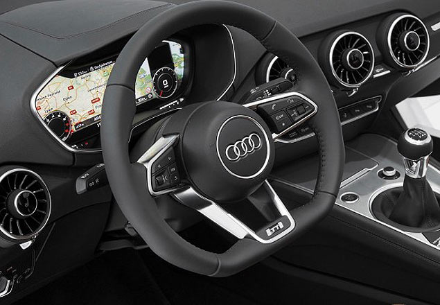 Painel do futuro Audi TT com tela de LCD configurvel foi apresentado em feira de eletrnicos nos Estados Unidos 