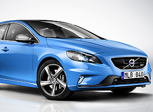 Divulgação Volvo V40 R-Design vai para a pista de teste do Folha-Mauá