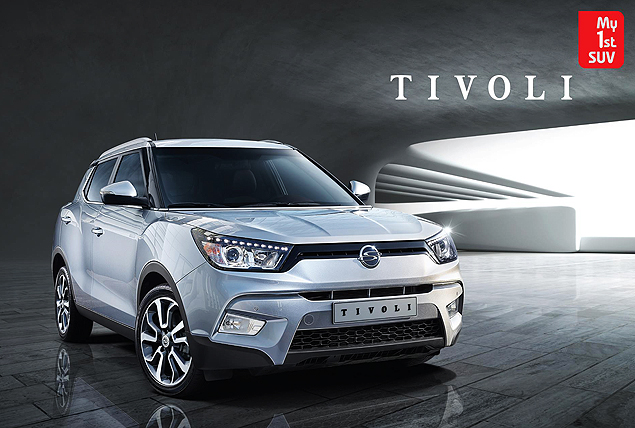 O nome Tivoli, inspirado na cidade italiana a 300 km de Roma,  tambm uma referncia ao design automotivo europeu, novidade da marca 