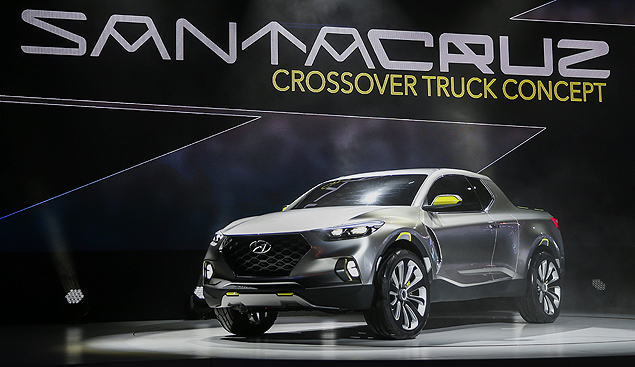 Conceito de picape mdia, Hyundai Santa Cruz deve virar realidade em 2016 