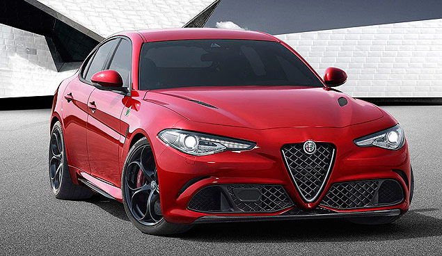 Sed mdio Alfa Romeo Giulia chega para disputar mercado com veculos da Mercedes, BMW e Audi 
