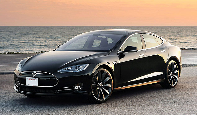Imagem de divulgao do Tesla Model S