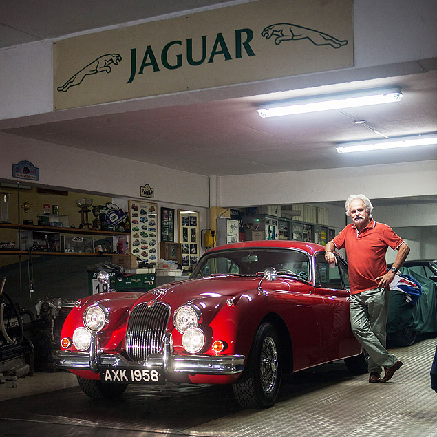 William est com o Jaguar XK150 h 48 anos ***DIREITOS RESERVADOS. NO PUBLICAR SEM AUTORIZAO DO DETENTOR DOS DIREITOS AUTORAIS E DE IMAGEM***