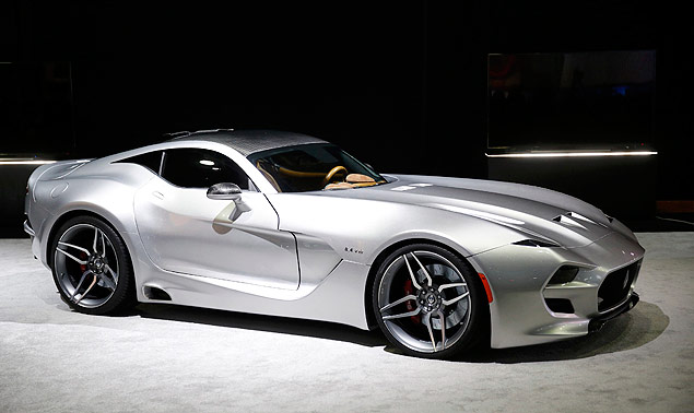 The 2016 Fisker V10 Force 1 is unveiled during the official launch of VLF Automotive at the North American International Auto Show in Detroit, January 12, 2016. REUTERS/Gary Cameron ORG XMIT: DET48