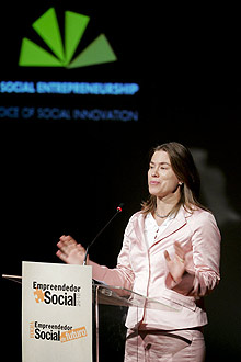  Mirjam Schoening durante evento do Prmio Empreendedor Social 2010