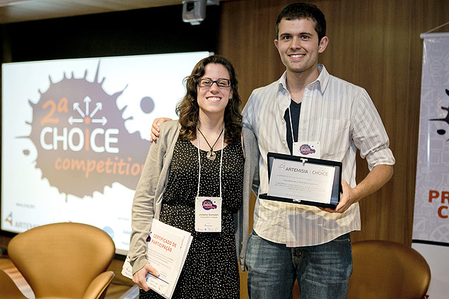 Juliana Somekh e Raul Cabral vencedores do Prmio Choice Competion 