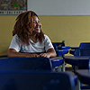 Bruna de Souza Freitas, aluna da Escola Municipal Nicarágua, usa a Geekie para se preparar para o Enem