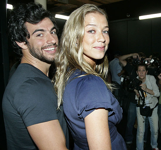 Luana Piovani e Felipe Simão na época em que namoravam 
