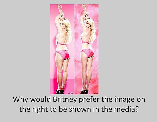 Celulite de Britney Spears é usada para melhorar autoestima de alunos britânicos 