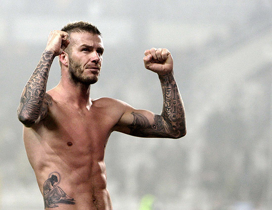 O jogador britânico David Beckham