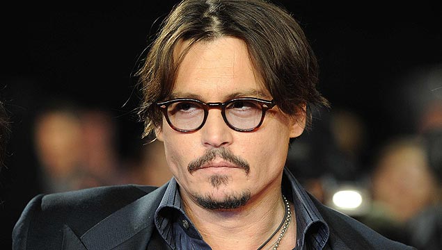 O ator Johnny Depp, que interpretar o Chapeleiro Maluco pela segunda vez 