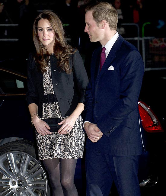 Kate Middleton, duquesa de Cambridge, e o marido, o príncipe William
