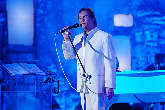 O cantor Roberto Carlos durante apresentao em Jerusalm, em 2011