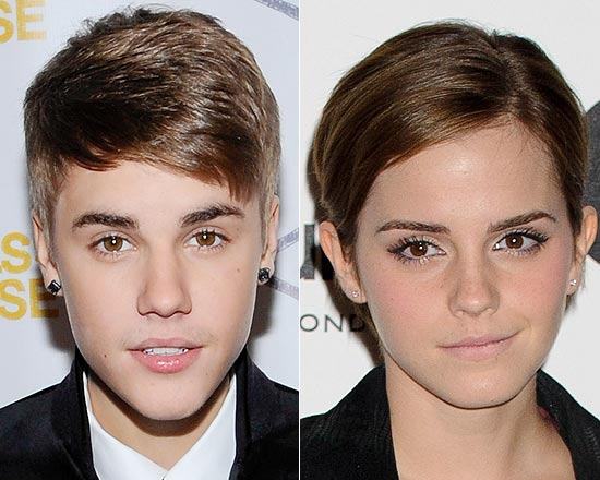 Justin Bieber e Emma Watson, os donos dos cabelos mais influentes de 2011