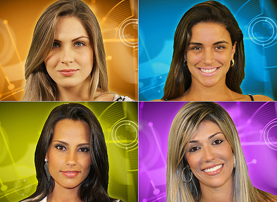 Em sentido horário: Renata Dávila, Laisa Portela, Kelly Medeiros e Fernanda Girão