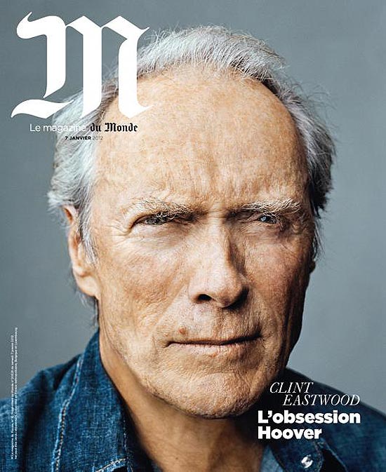 Clint Eastwood na capa da revista do "Le Monde"